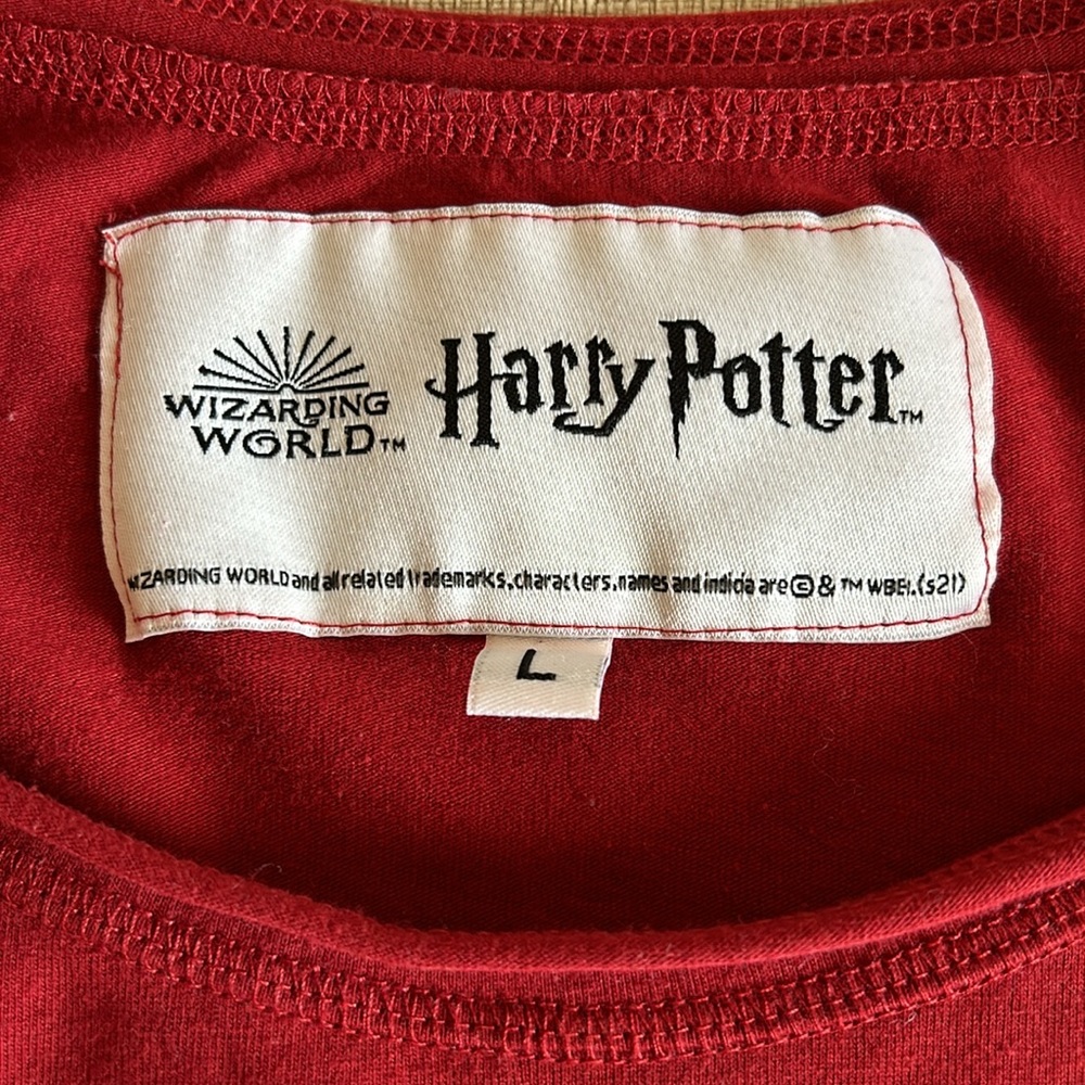Harry Potter Wizarding World long sleeve, crew neck Team Quidditch tee. Soft. - Picture 5 of 8